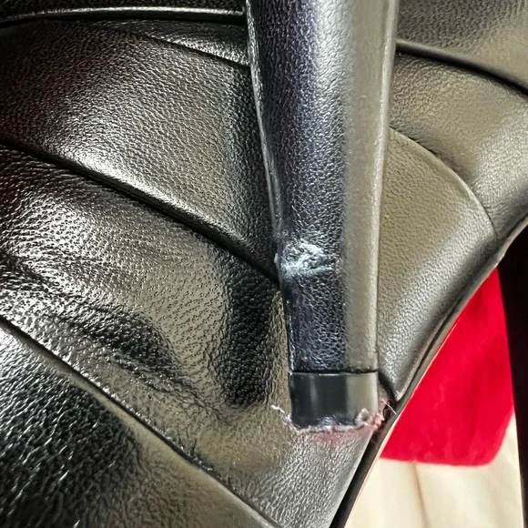 *SOLD*Christian Louboutin Drapicone Leather Heels 👠 - Picture 8 of 13